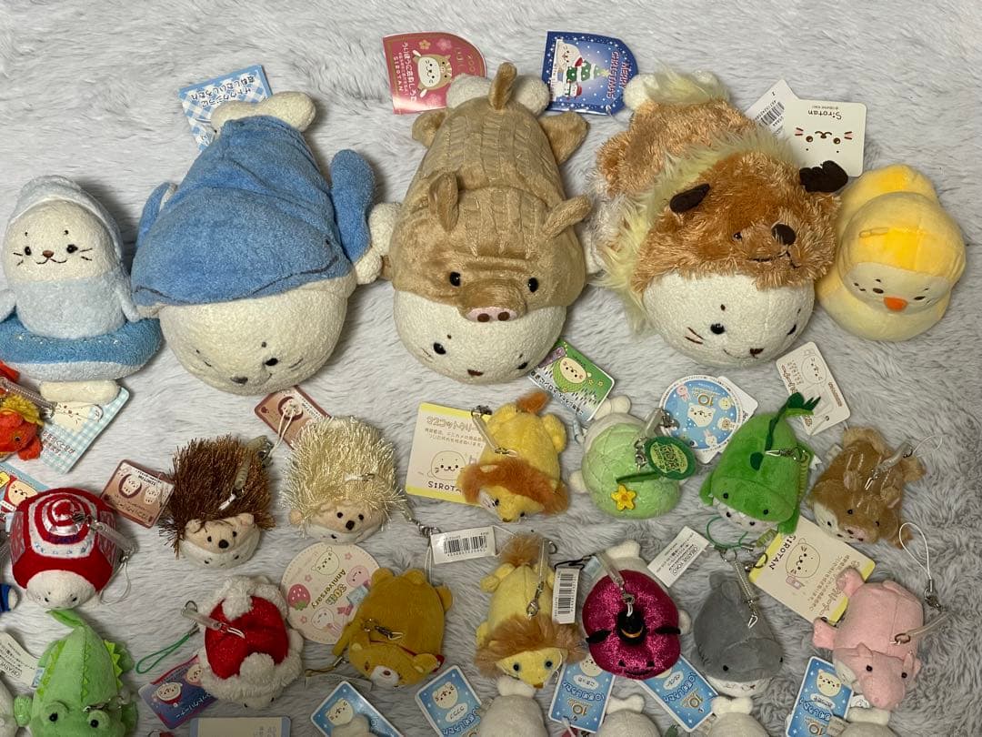 しろたん マスコットクリーナー ぬいぐるみ 45個セット 平成レトロ ストラップ