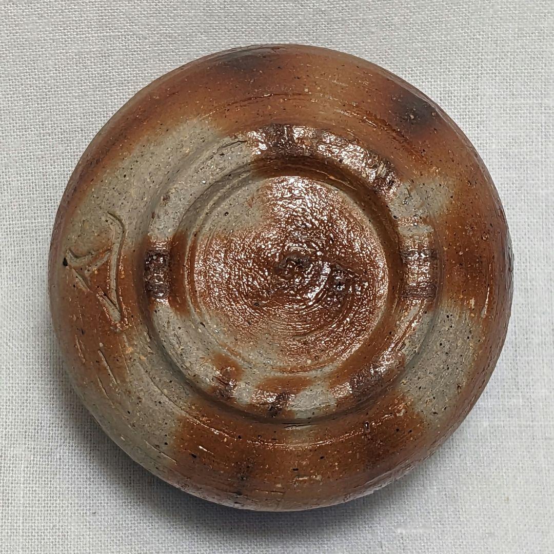 岡山県重要無形文化財 山本雄一 備前焼 緋襷ぐい呑 合箱 酒器 酒盃 酒杯 食器