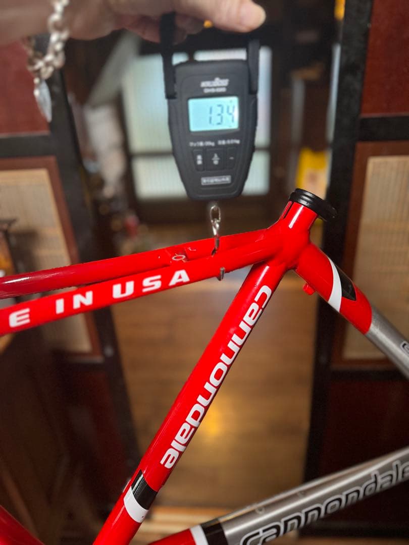 希少なUSA製ハンドメイドモデル Cannondale CAAD8アルミフレーム