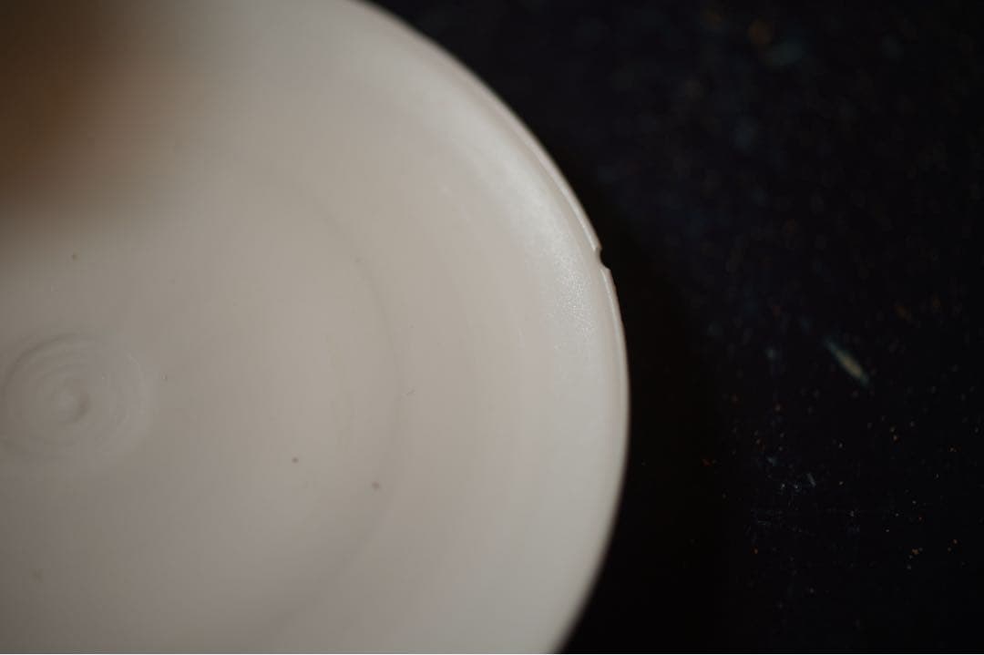 黒田泰蔵　白磁　カップとソーサー