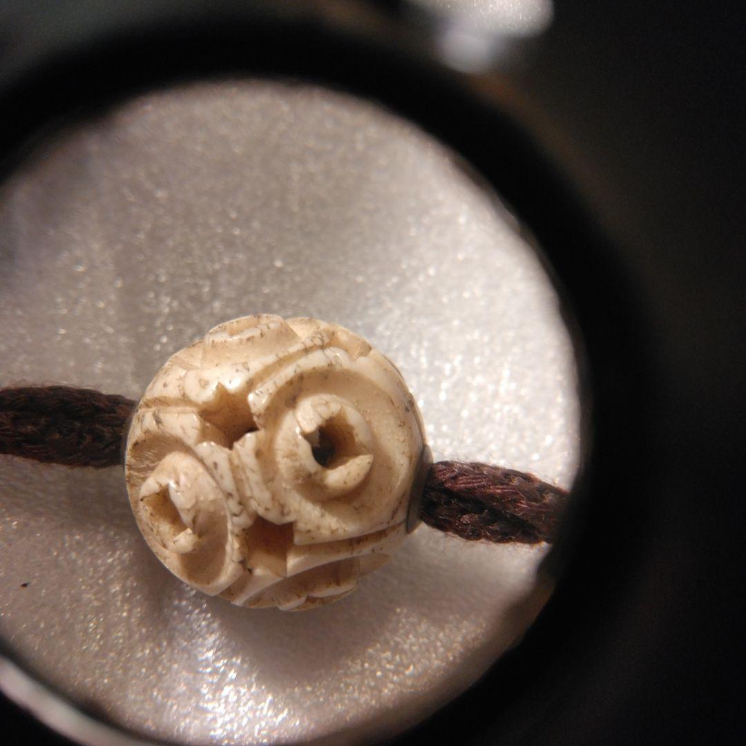 キセル入れ竹製筒状アンティーク 漢字彫刻付き　揚げ物　根付け　印籠