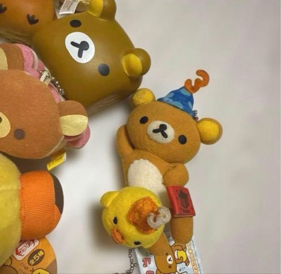 リラックマ　コリラックマ　キイロイトリ　ぬいぐるみ　マスコット　セット