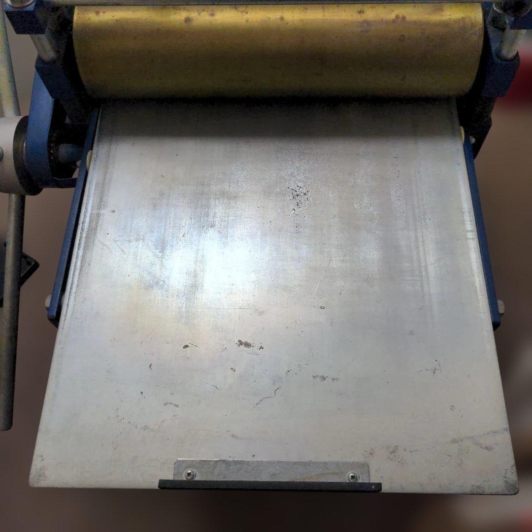 銅版画プレス機 新日本造形 SNP-17 プレス台付き ローラー幅45cm