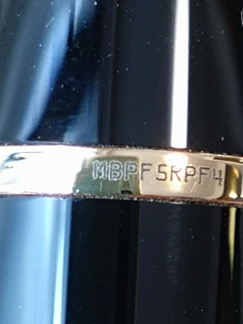 モンブラン万年筆　 ヨハンシュトラウス　F　シャンパンゴールド