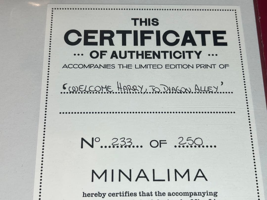 minalima ミナリマアートプリント　ハリーポッターアートプリント