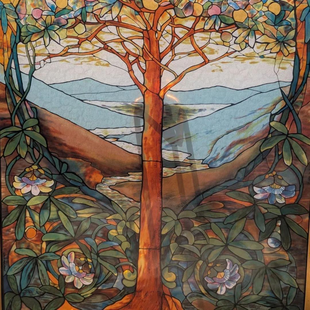 ルイス C ティファニー ステンドグラス 生命の樹 グラスマスターズ社