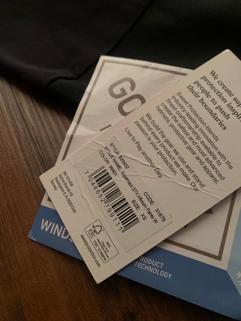 SWEET PROTECTION GTX Infinium ビブパンツ