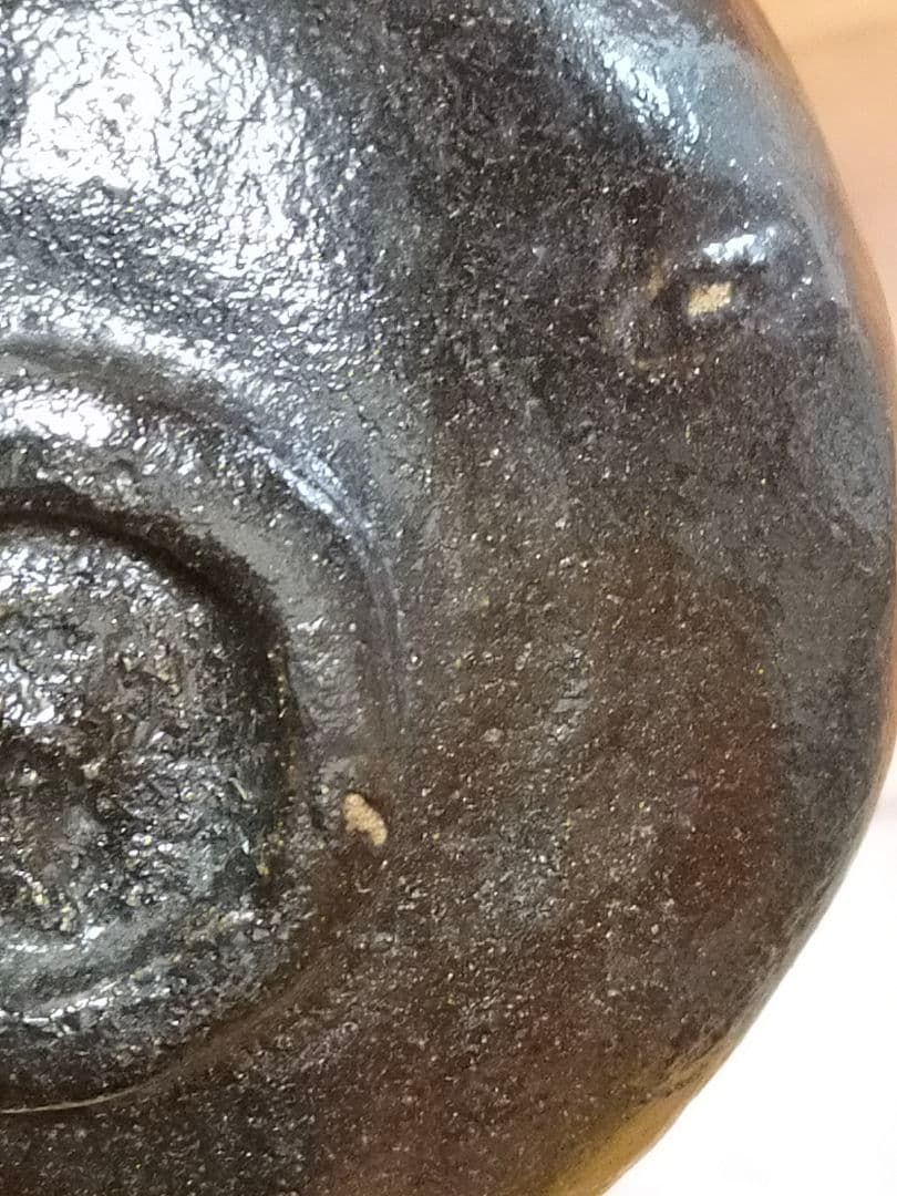 ♥値下げ！♥黒楽茶碗　楽茶碗　在銘　茶道具　茶碗　骨董　古玩
