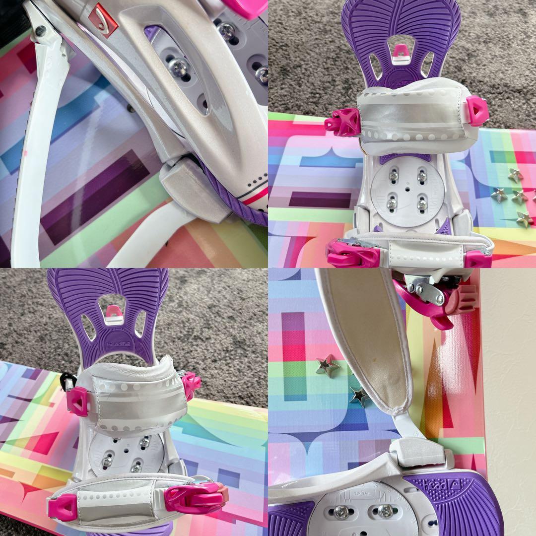 ELAN mirror 138cm スノーボード 3点セット