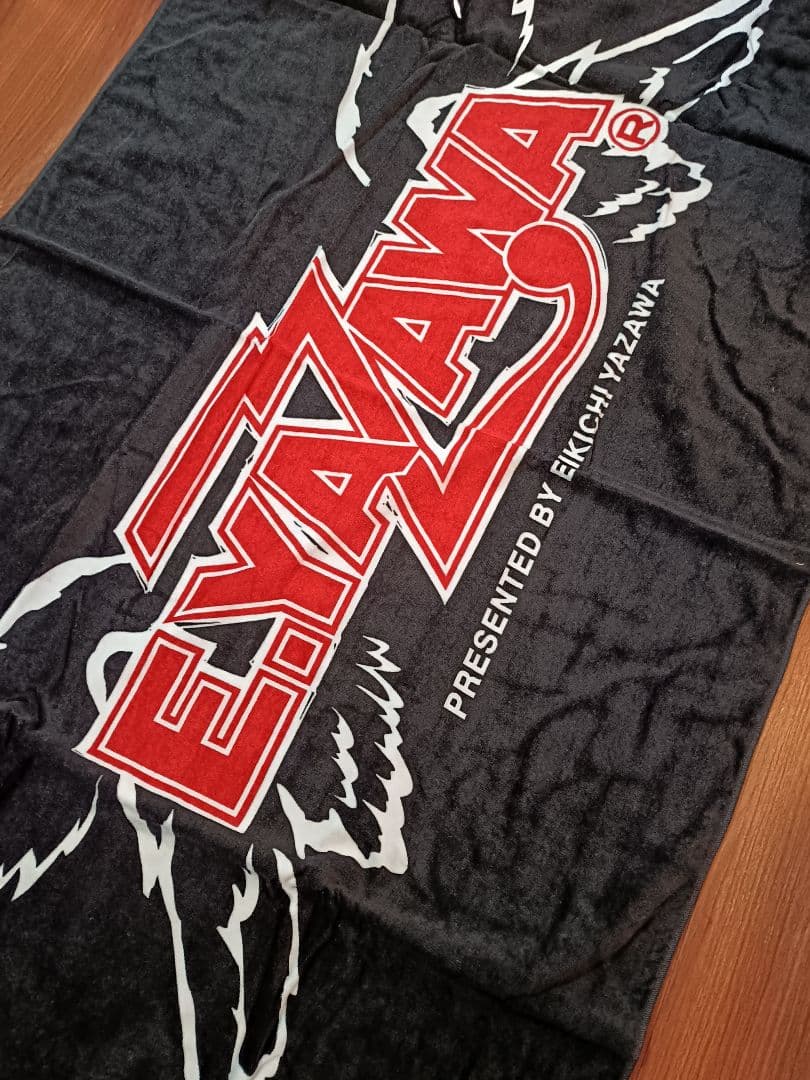 【新品未使用】矢沢永吉　スペシャルビーチタオル　SBT（ツバサ　アカロゴ）黒赤