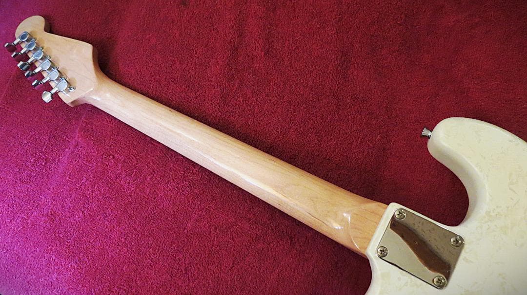 ST　リバース右用　ラッカーオリジナル塗装　アルニコPU　ウィルキンソンBr