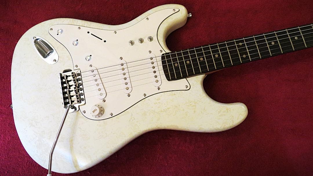 ST　リバース右用　ラッカーオリジナル塗装　アルニコPU　ウィルキンソンBr