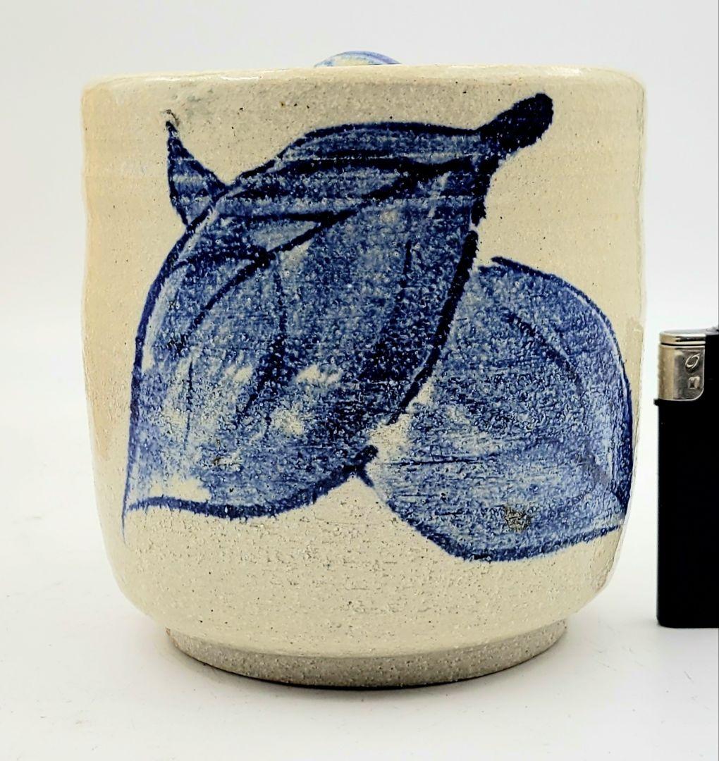 茶道具　水指　徳川幹子自作　木の葉水指　共箱　骨董品、美術品