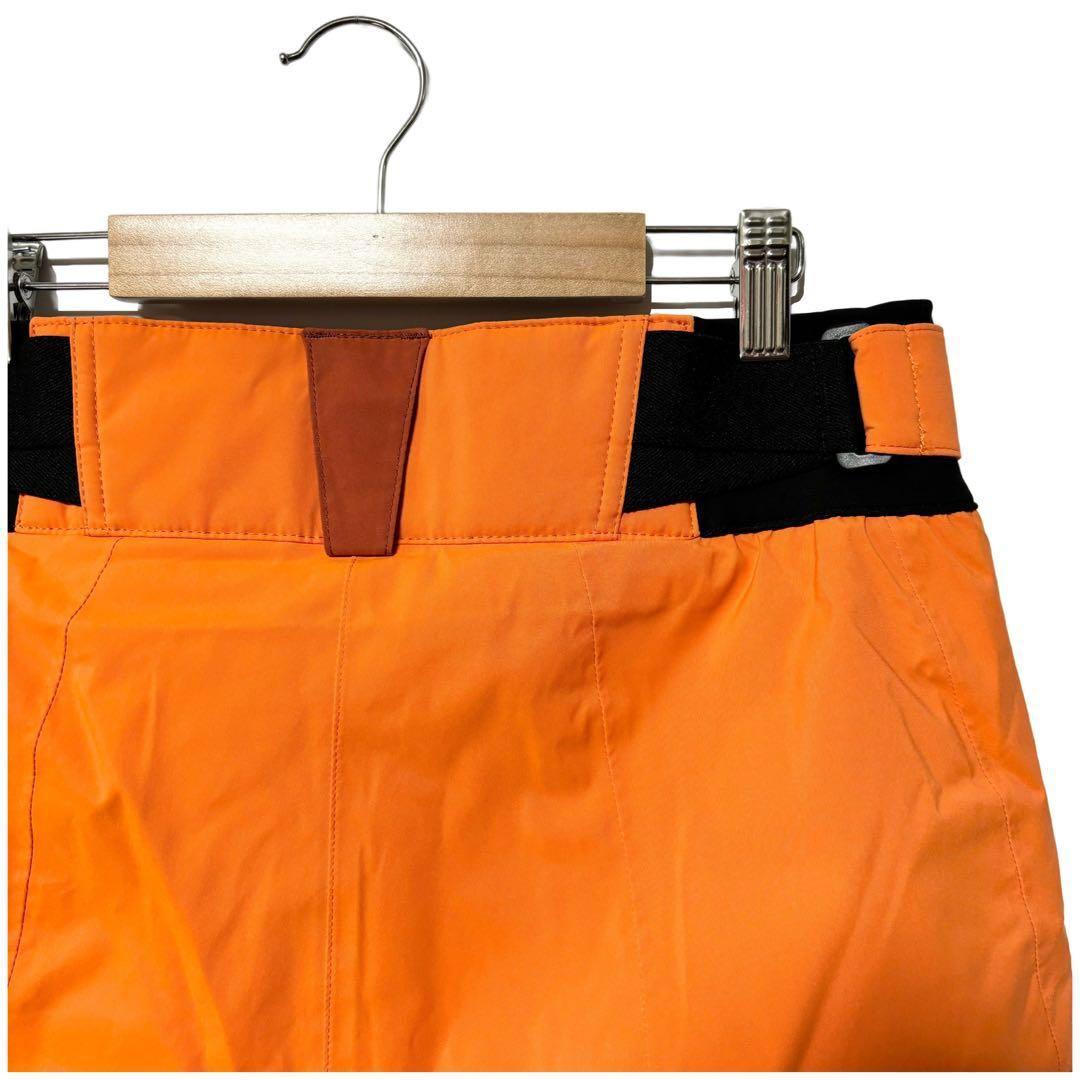ゴールドウィン ウィメンズ ツートンカラー パンツ スカーレット オレンジ M