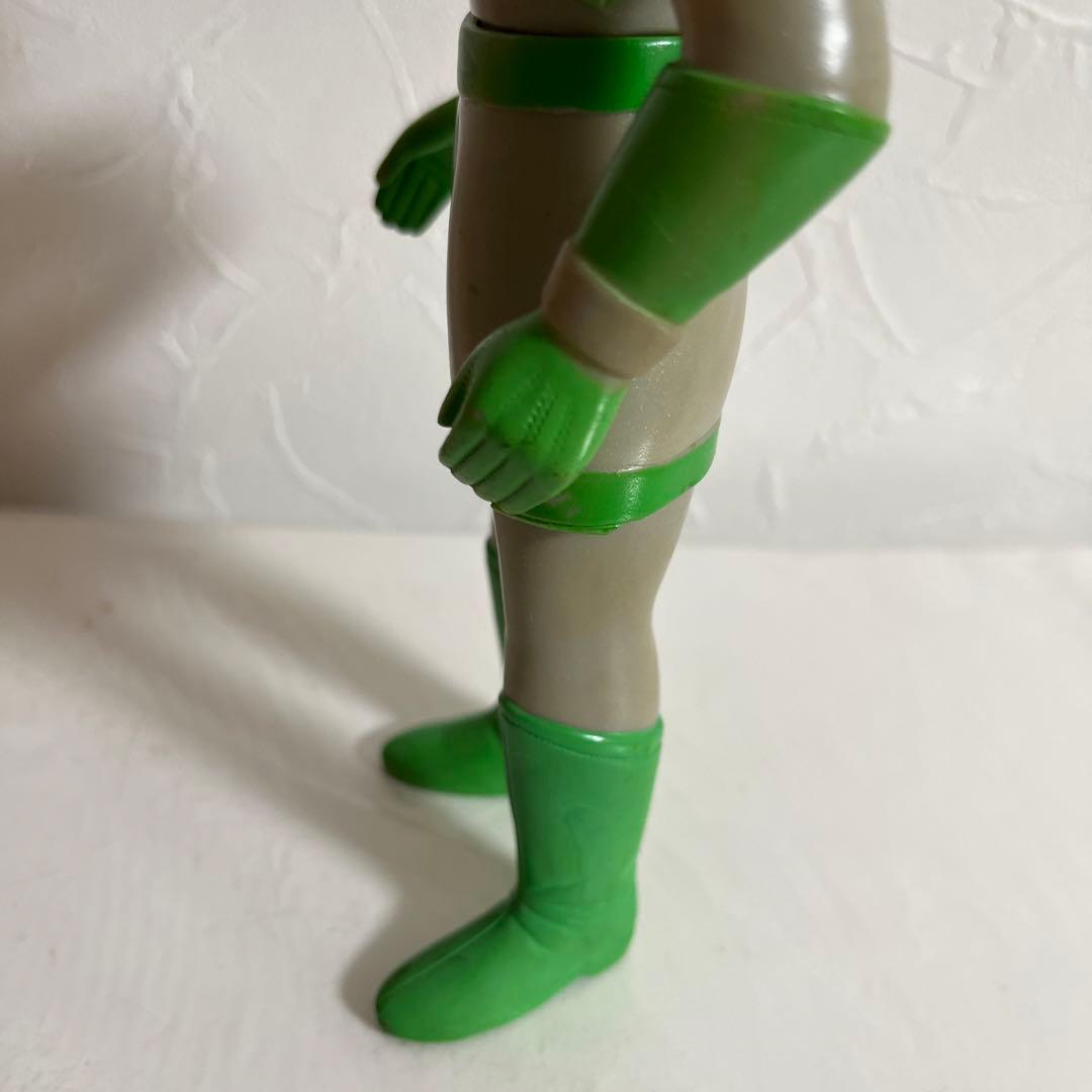 ⚠️貴重・激レア　トリプルファイター　グリーンファイター　面取れ　ソフビ　レトロ