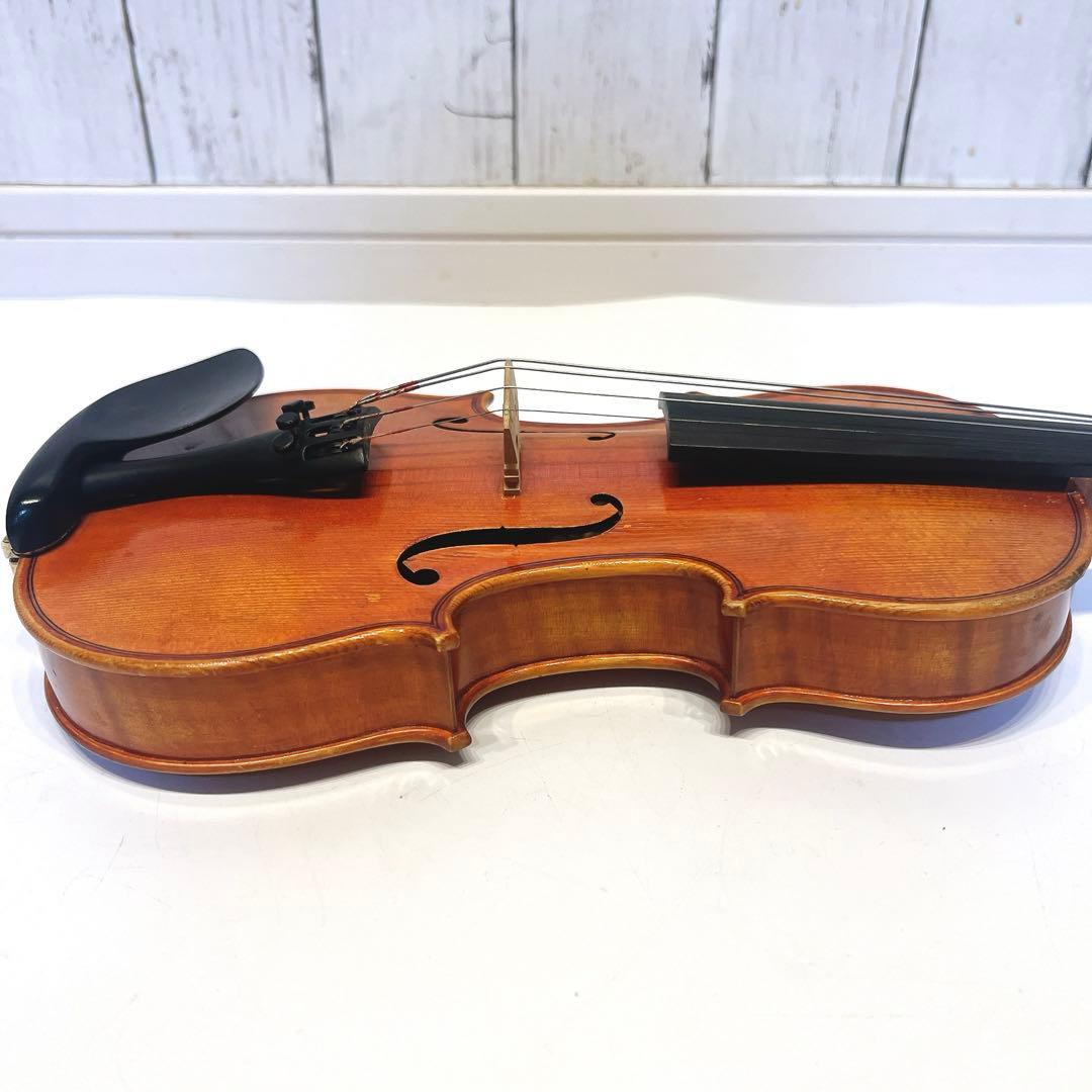 【詳細不明】美虎杢 1/8サイズ バイオリン　原産国不明