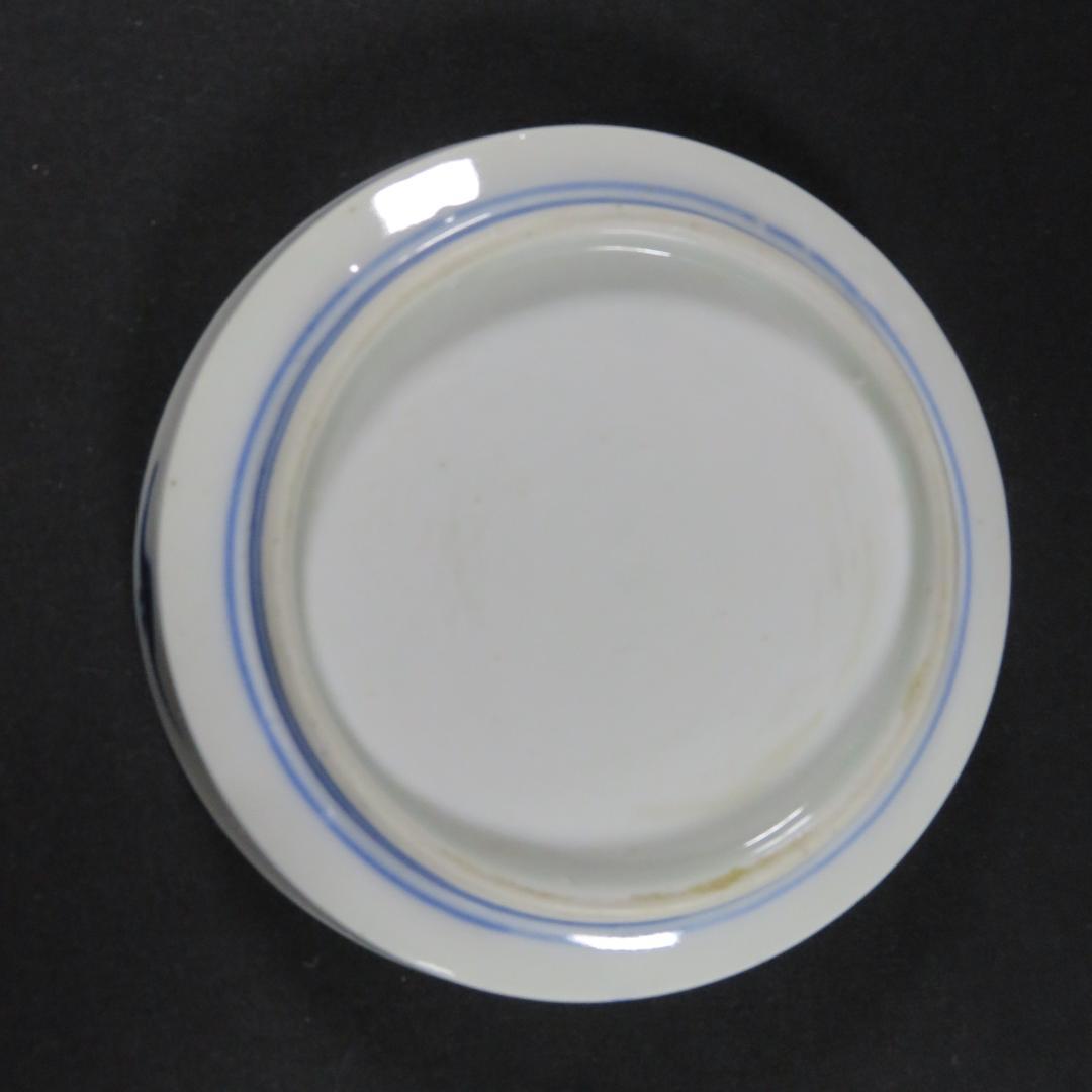 小皿 金彩 色絵 5枚 古伊万里 山水 取り皿 山 舟