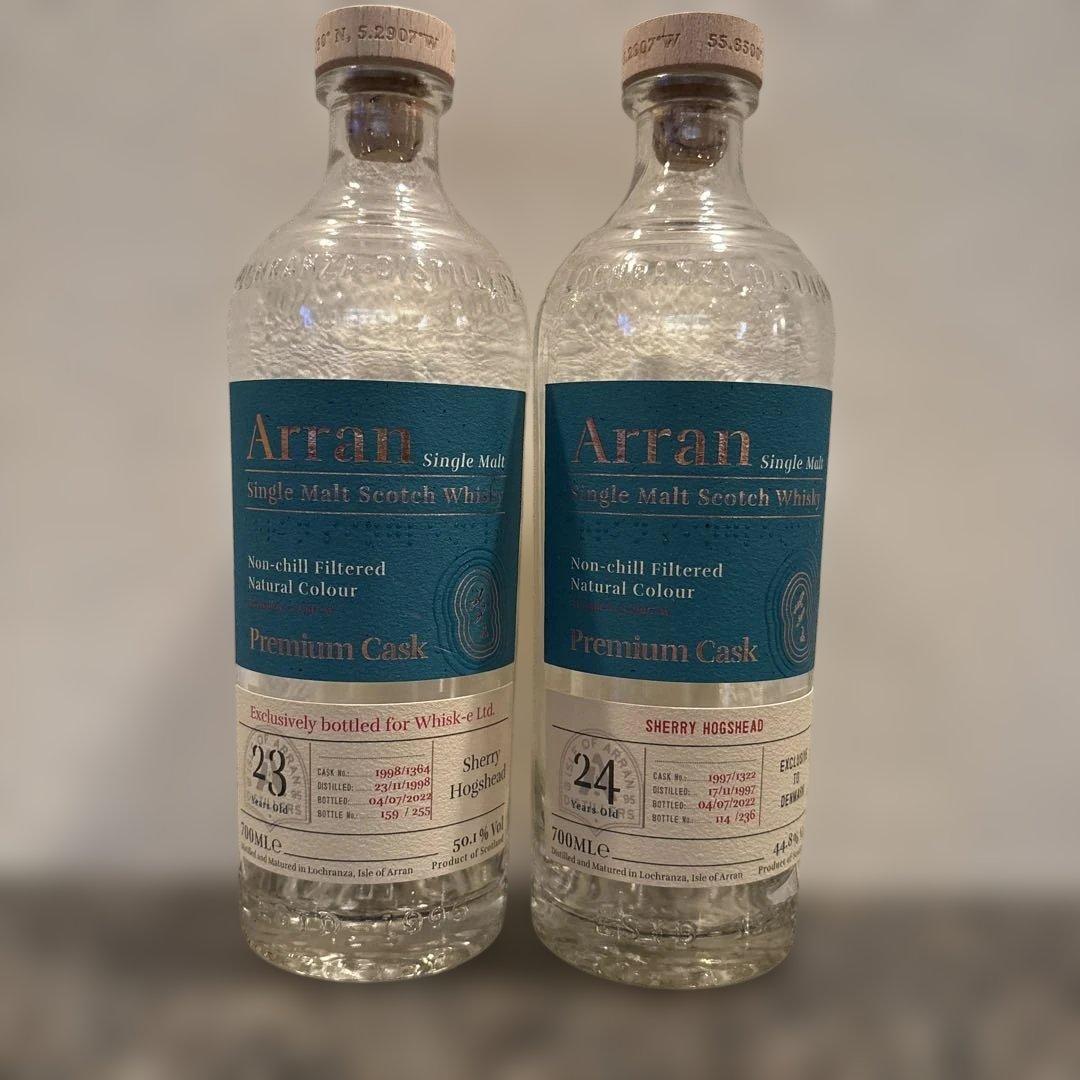 送料込❗️日本・世界限定Arran シングルモルトウイスキー 24年 23年