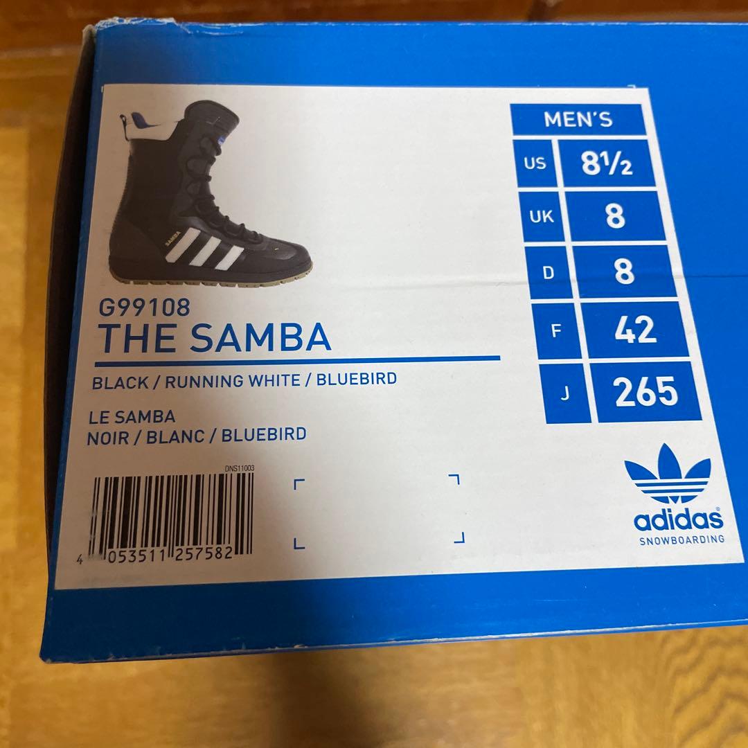 未使用　アディダス　adidas the samba サンバ　　 ブーツ　黒