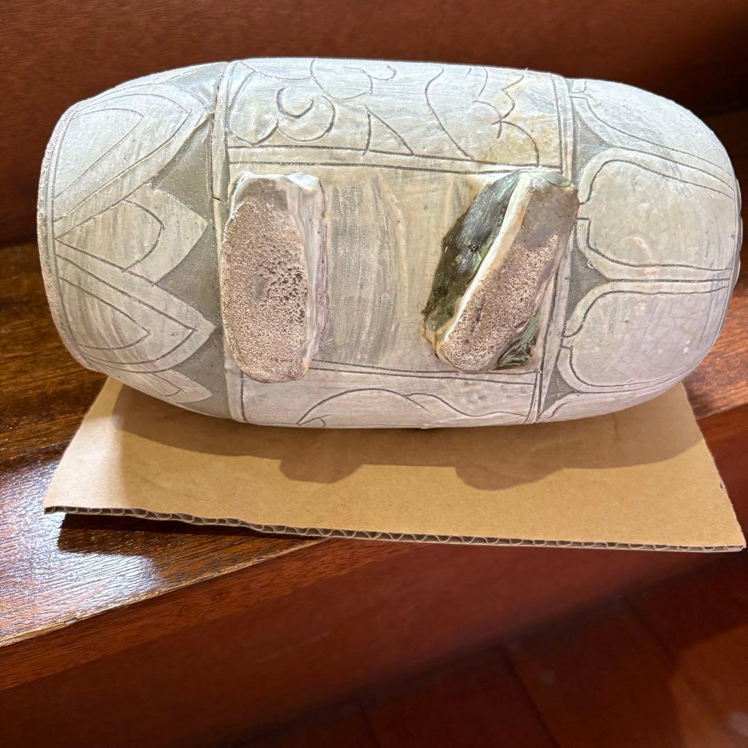 俵壺　置物　魚