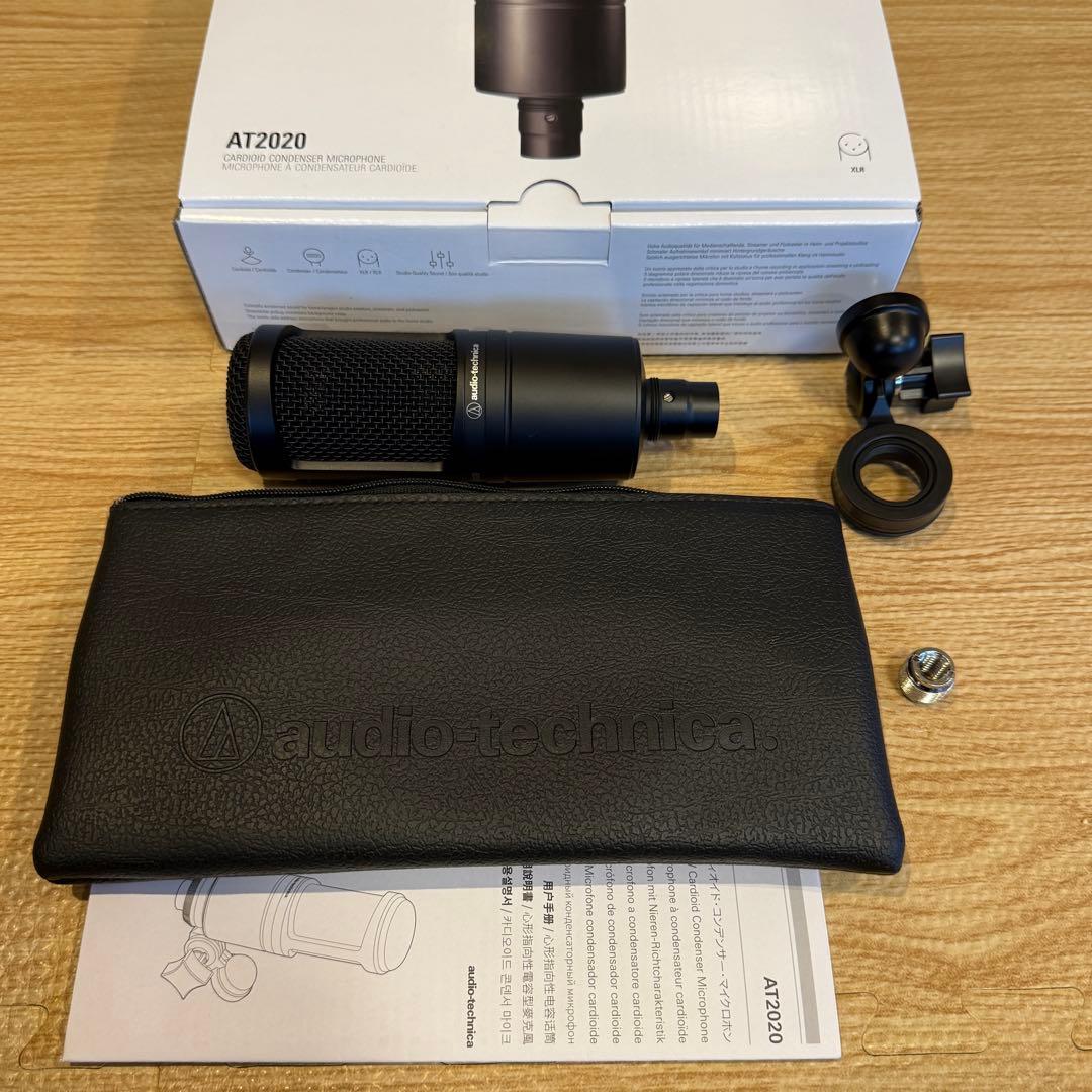 【新品未使用】 audio-technica AT2020 コンデンサーマイク