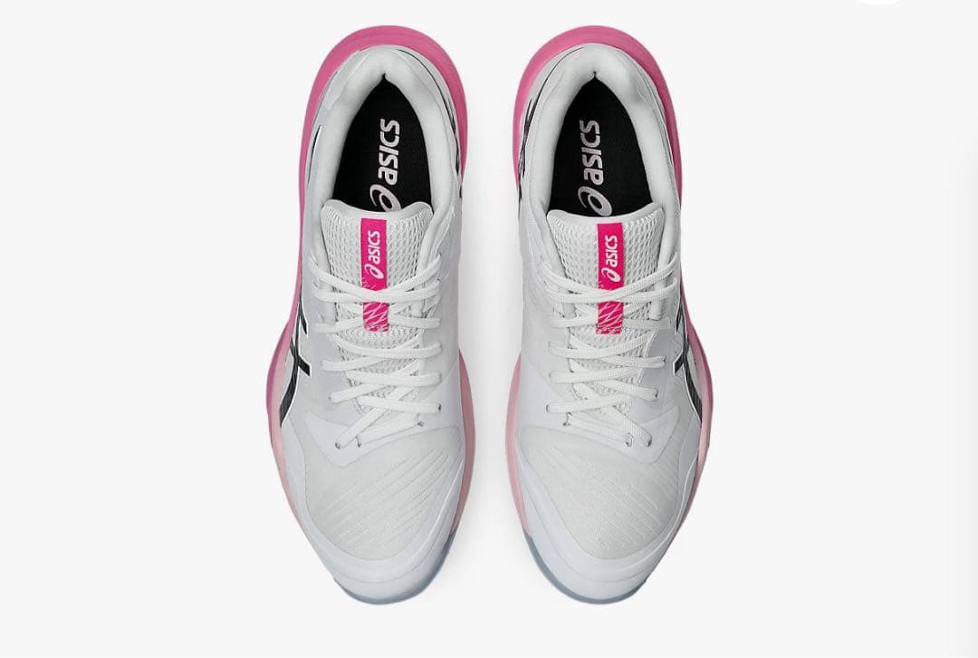 asicsスカイエリートff3 ホワイト/ドラゴンフルーツ　ピンク　26.5cm