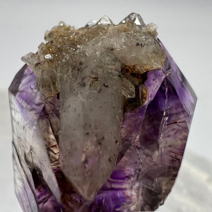高品質 水入り シャンガンアメジスト(ジンバブエ産) クリスタル 原石 鉱物標本