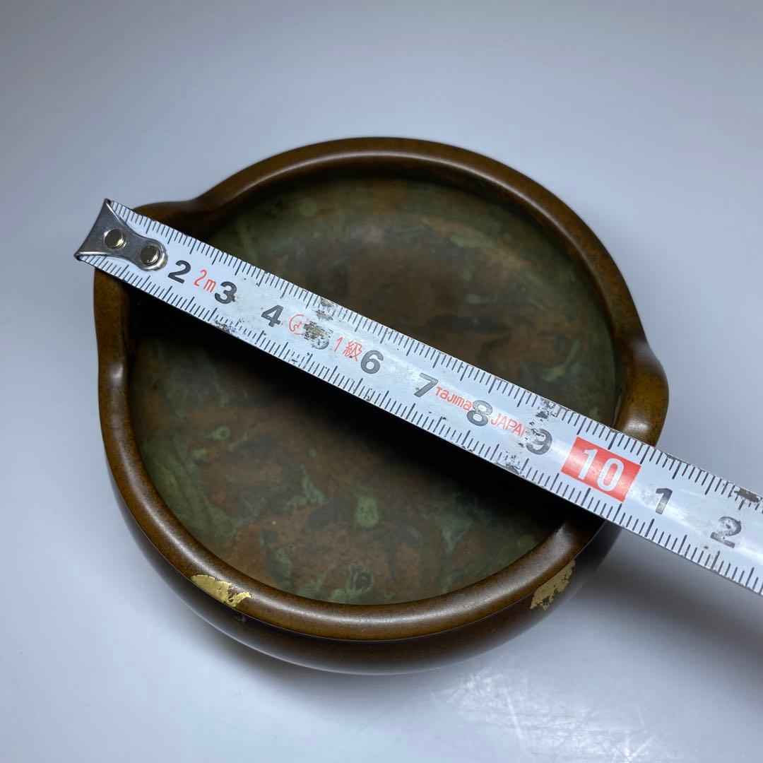 中国古玩　大明宣徳年製　古銅香炉　906g 東Y7-0307☆2Fトトカエ