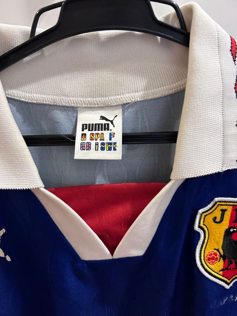 サッカー日本代表 1996-1997 PUMA製 炎　ユニフォーム　長袖　L