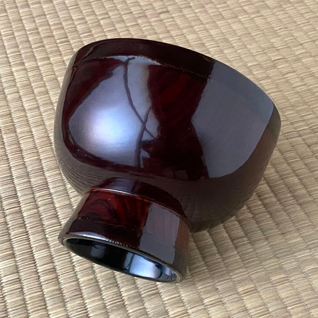 合鹿椀①未使用 輪島塗 けやき 木地呂 合鹿椀 布着せ 内黒