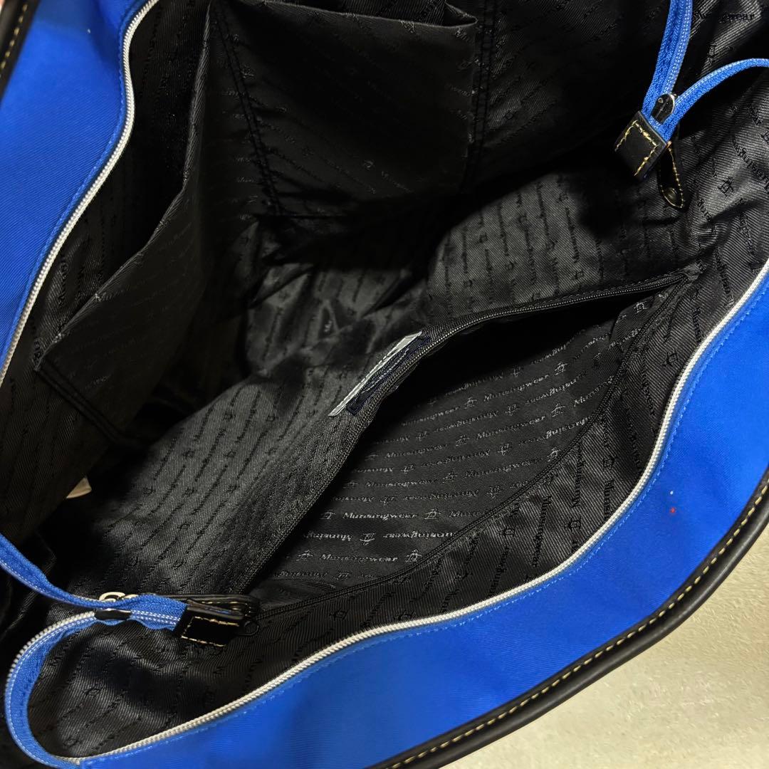 【美品】マンシングウェア 60周年 鈴木英人 トートバッグ キムハヌル サイン有