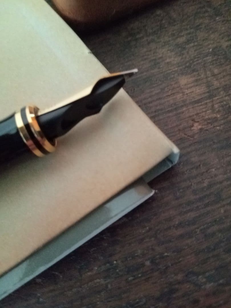 パーカー 万年筆 デュオフォールド スターリングシルバー ペン先 18金