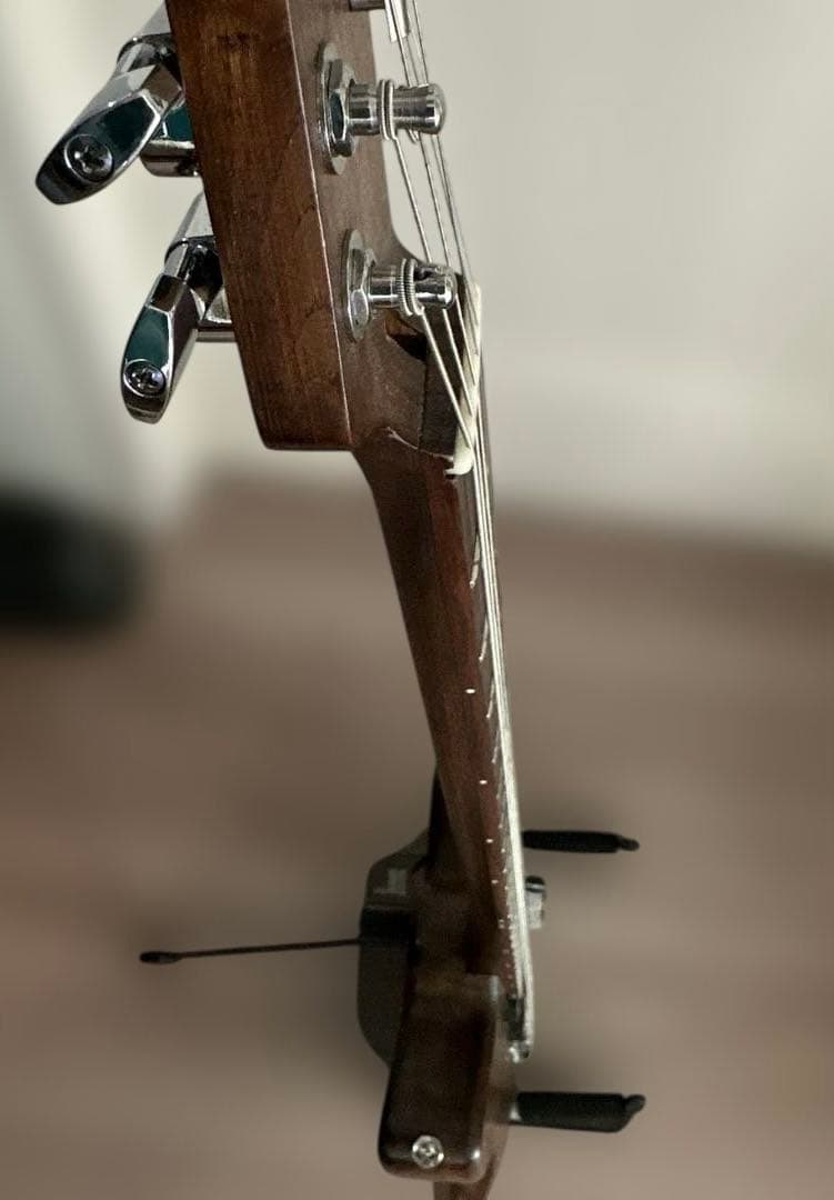 (中古) エレキギター　ブラウンウッドカラー　本体のみ