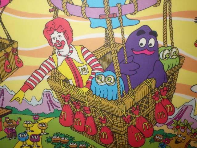 80’S★McDonald's★壁掛け★ポスター★40★ビンテージ★マクドナルド