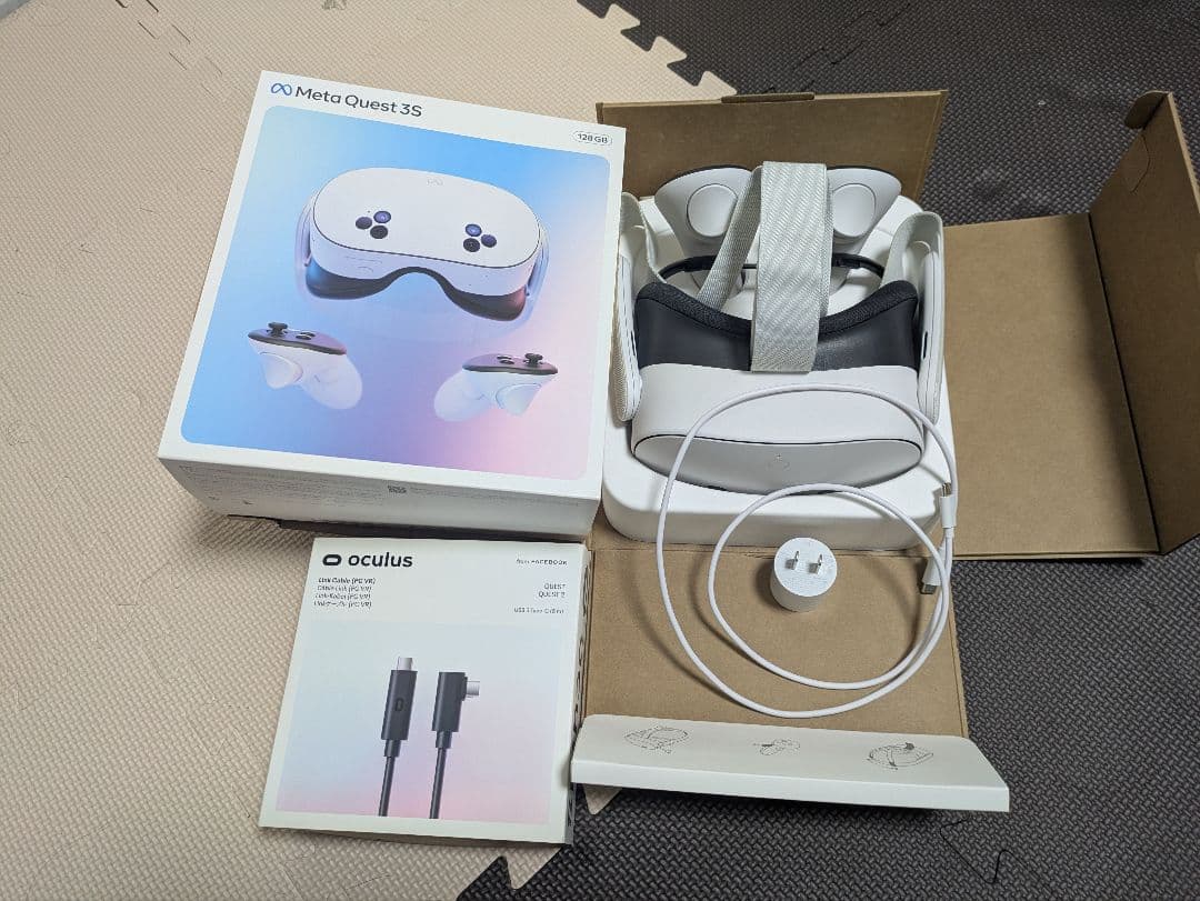  Quest 3S 128GB 本体 純正Link Cable セット