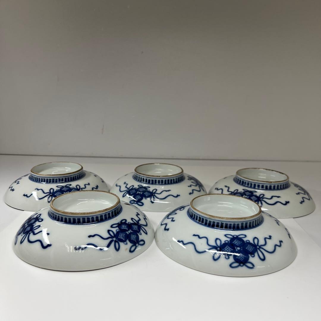 江戸後期〜明治初期　色鍋島中皿10枚　木箱付　直径約15㎝東Y7-0723⭐︎2F