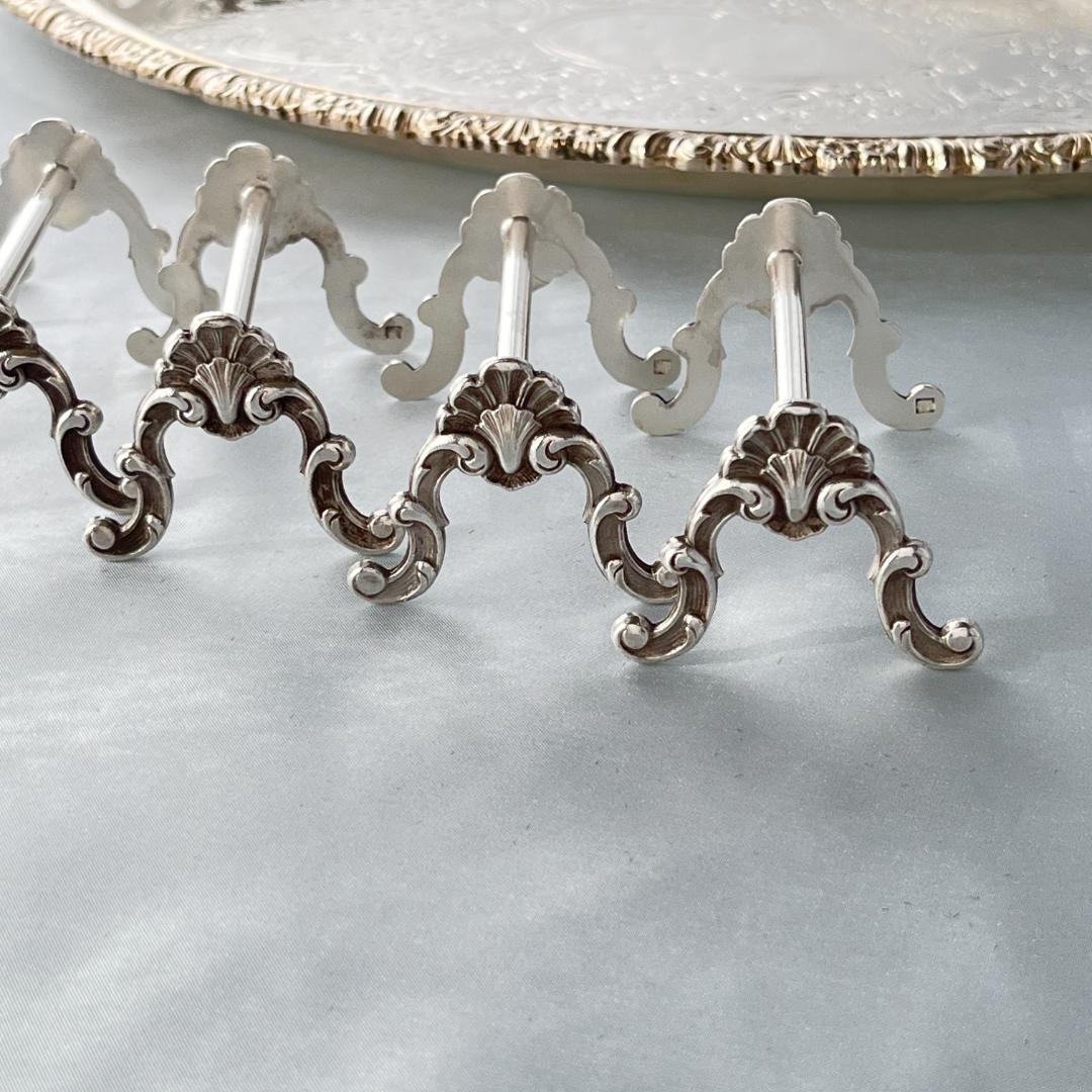 【仏蘭西】ルイ15世様式 Louis XVナイフレスト 6個組