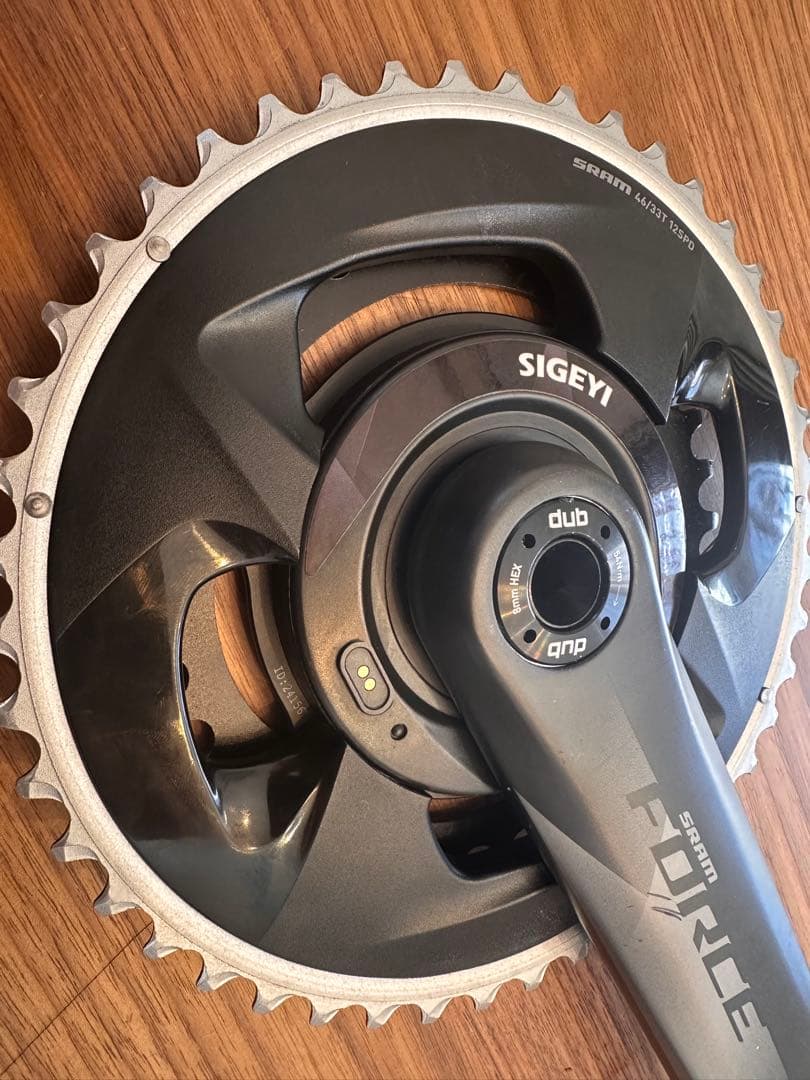 SRAM FORCE パワーメーター付 46/33T 170mm クランクセット