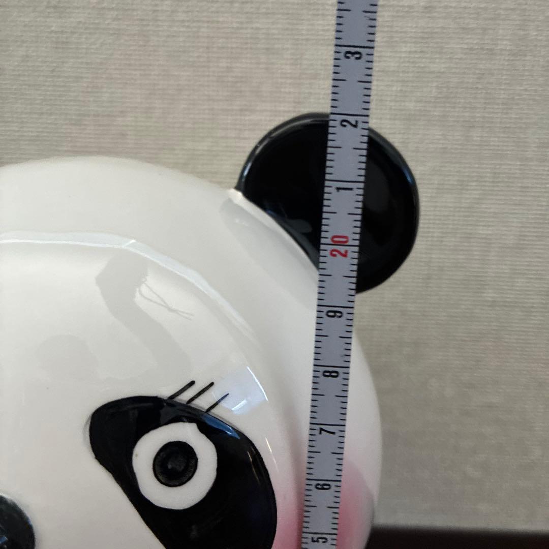内藤ルネ　ミスターパンダ　陶器の貯金箱【パンダ/大】