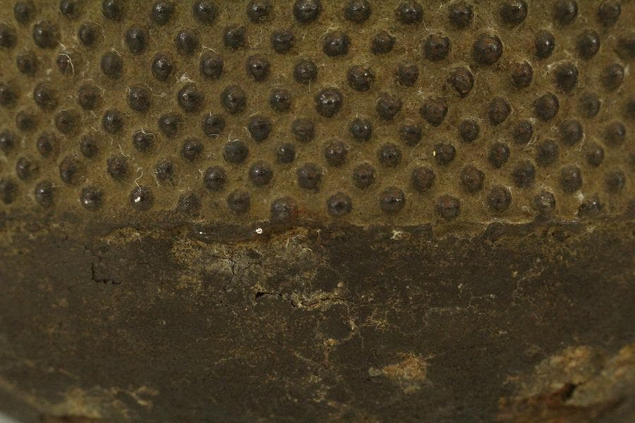 茶道具 霰丸釜 鉄釜 箱入 710