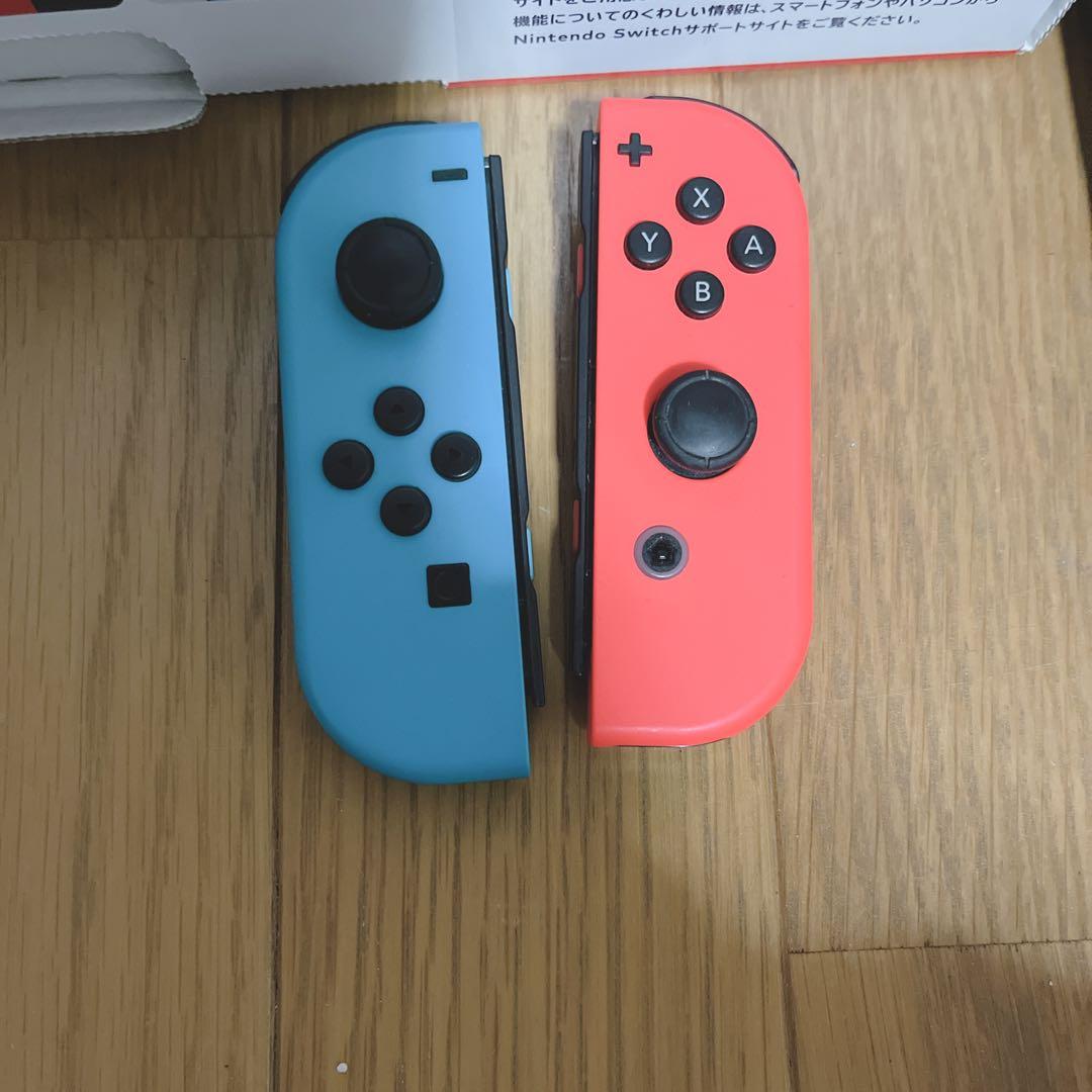 バッテリー強化型 Nintendo Switch 本体 赤青