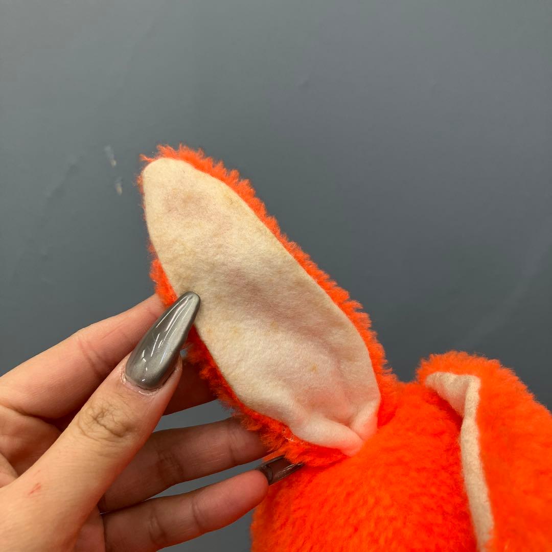 昭和レトロ ぬいぐるみ 馬 ポニー オレンジ ヴィンテージ 当時物 置物