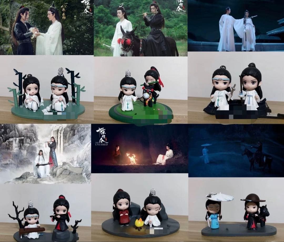 蓝忘机フェギュア魏无羡フェギュア 忘羡フェギュア　公式正規品　レア