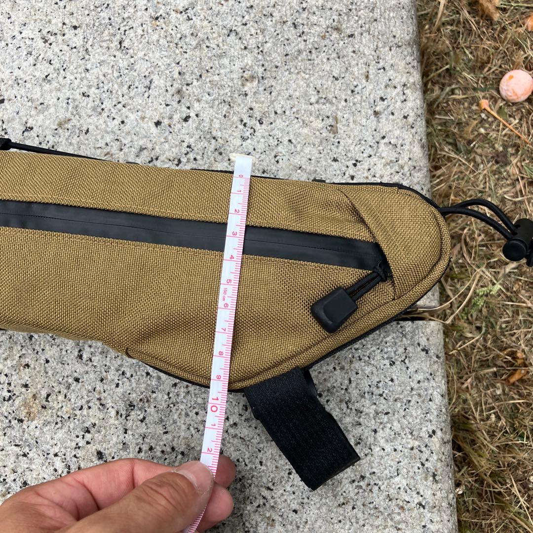 ハンドメイドフレームバッグ　コーデュラ1000 コヨーテ　43.5cm