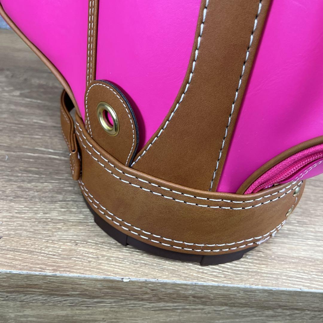 【新品】BALENCIAGA　バレンシアガ　ゴルフバッグ　ピンク　小さめ　計量