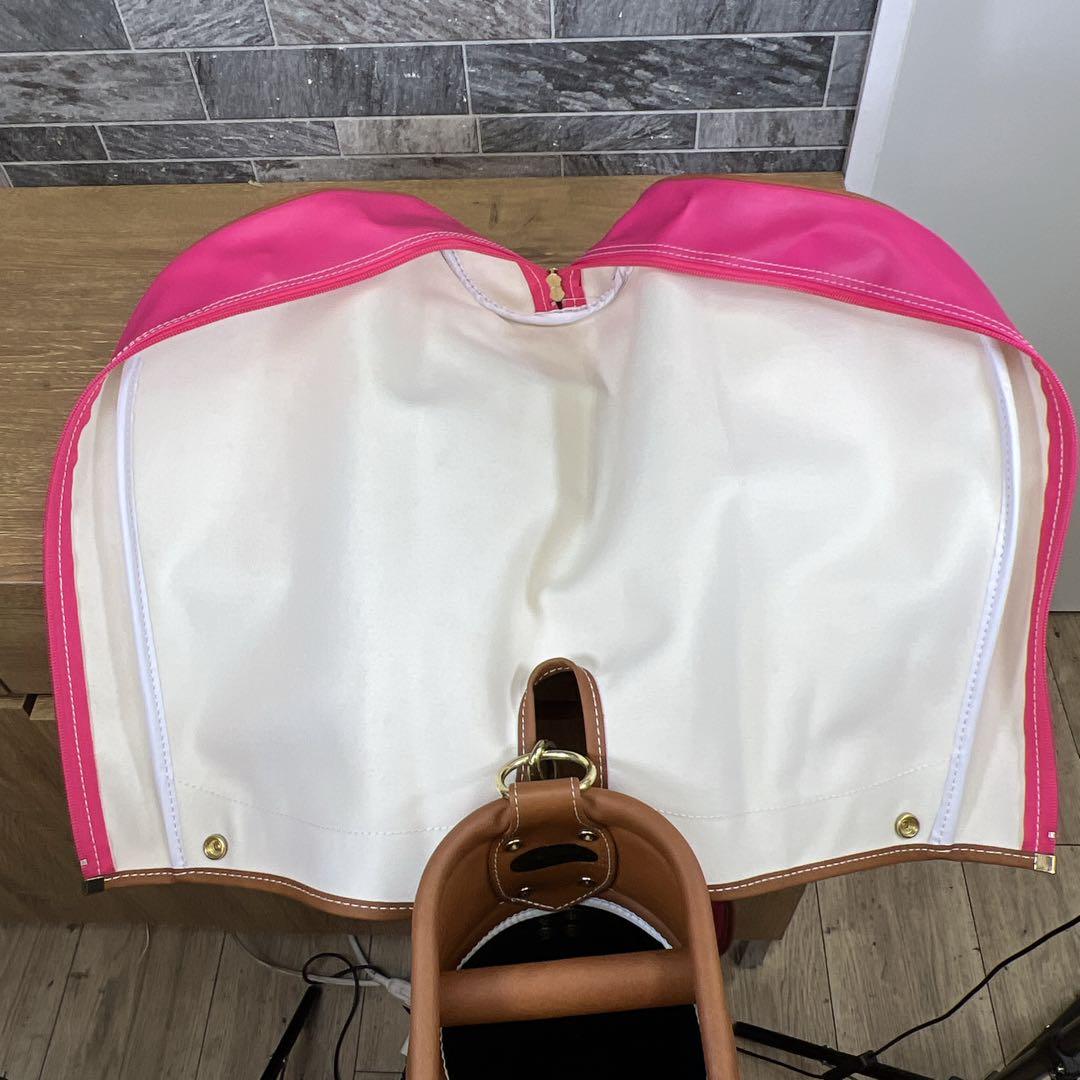 【新品】BALENCIAGA　バレンシアガ　ゴルフバッグ　ピンク　小さめ　計量
