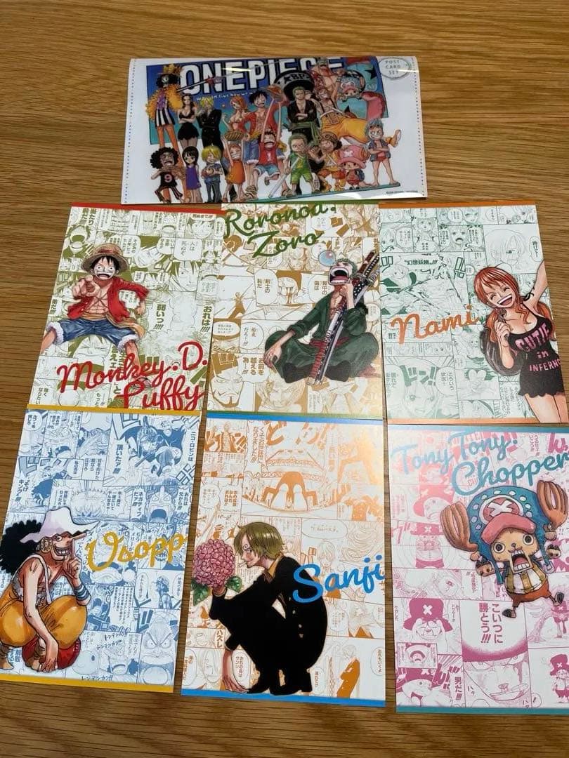 ONE PIECEグッズ　クリアファイル　限定シール　手配書まとめ販売　ルフィ