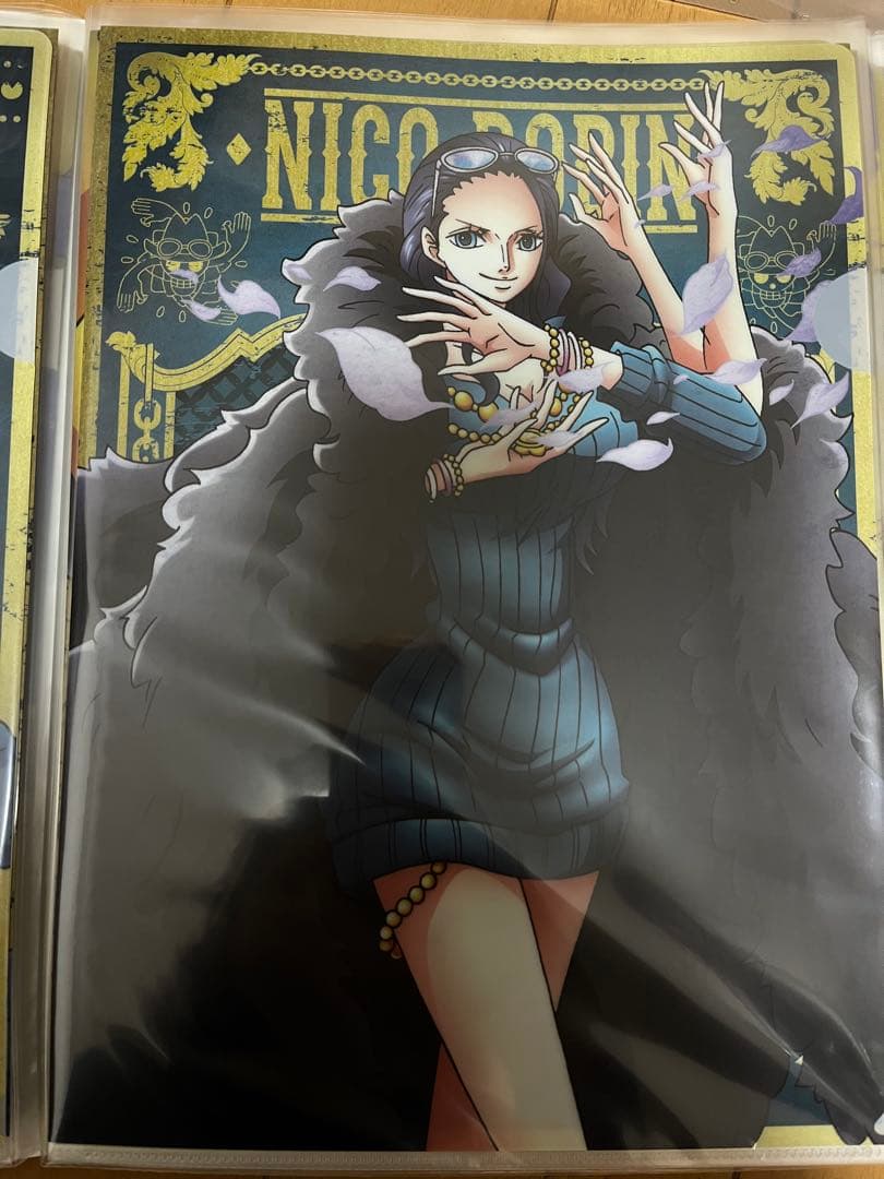 ONE PIECEグッズ　クリアファイル　限定シール　手配書まとめ販売　ルフィ