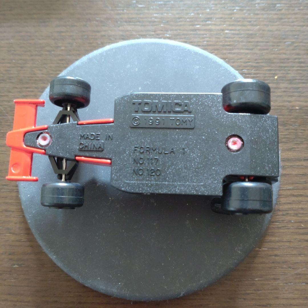 トミカ F1 4台 (ウィリアムズ、ロータス、フェラーリ、フットワーク)未使用