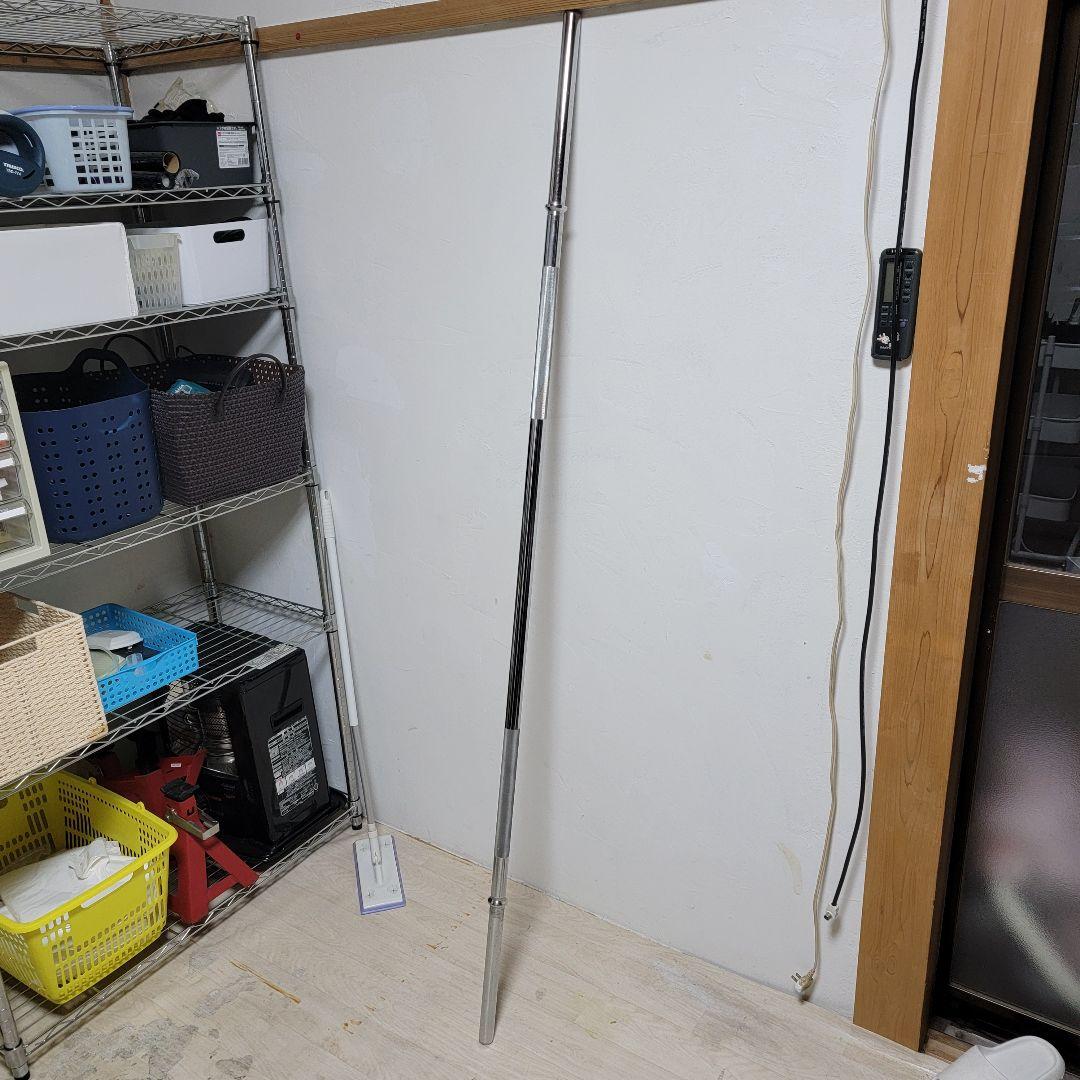 IROTEC レギュラーバーベルシャフト 180 ワイド カラー2個 パット付